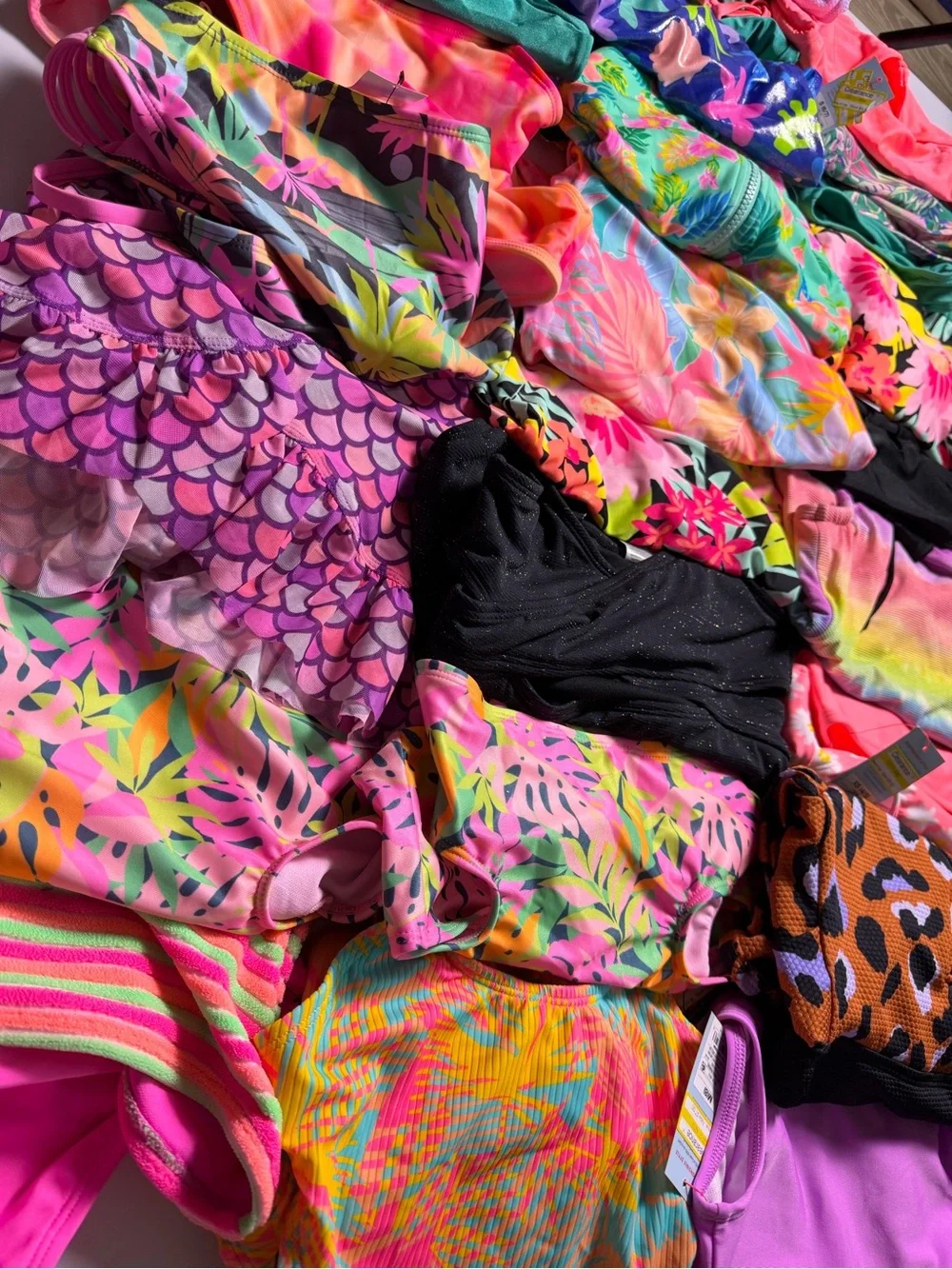 Bulk for Resellers Cat & Jack Girls Swim Mix — Bright Multi-Color Assortment